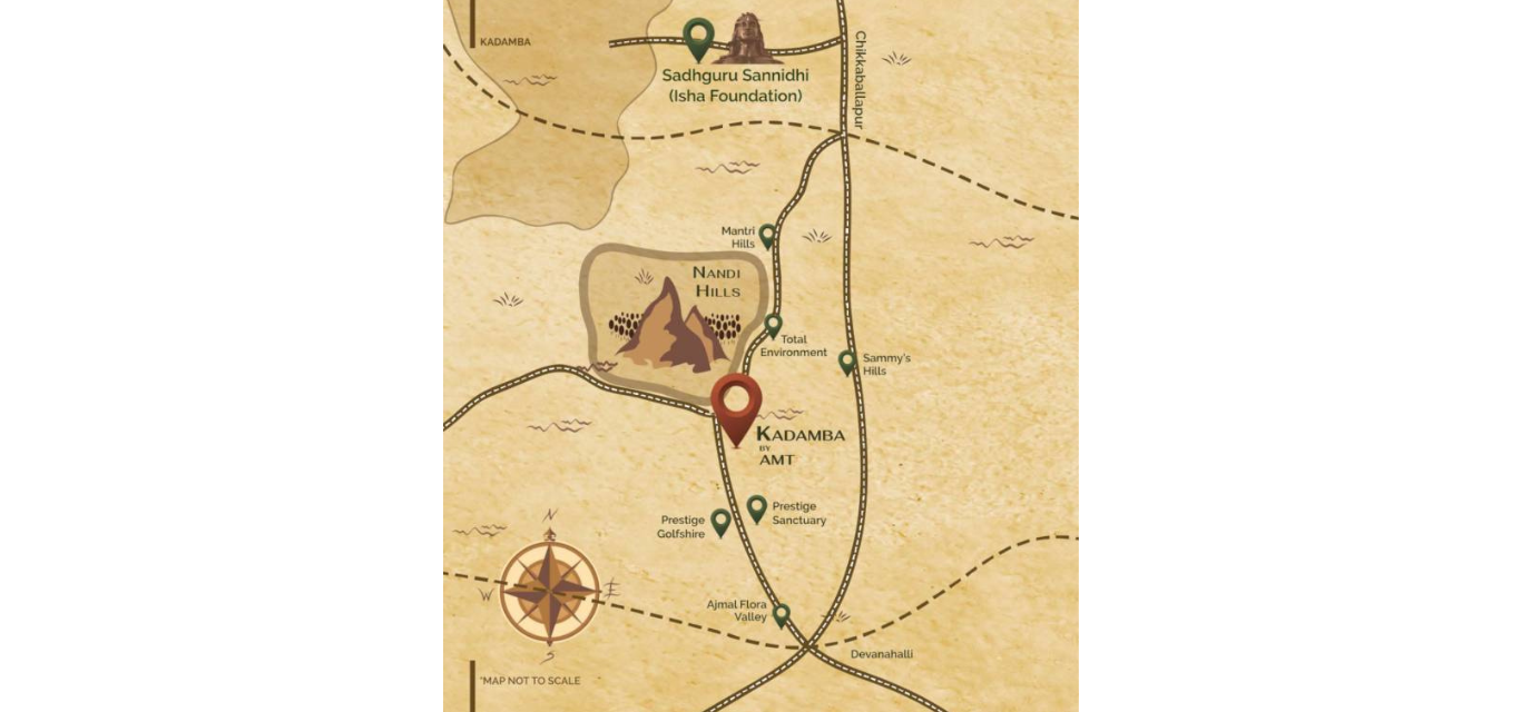 AMT Kadamba Location Map